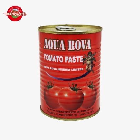 425g Canned Tomato Paste In Tin With Convenient Easy Open Lid 30%-100% Purity