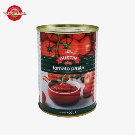 425g Canned Tomato Paste In Tin With Convenient Easy Open Lid 30%-100% Purity