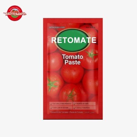 Red Flat Sachet Tomato Paste 80g For Effortless Usage And Storage