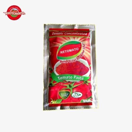 China Production Factory Price 100g Flat Sachet Tomato Paste 30%-100% Purity Sweet And Sour Taste