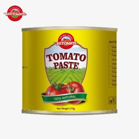 The 210g Canned Tomato Paste We Offer Conforms To The ISO HACCP And BRC Food Standards By The FDA
