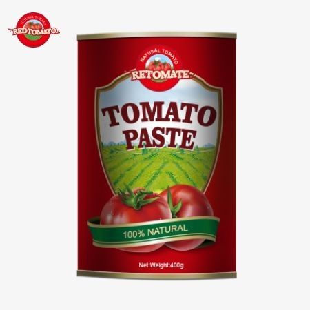 400g Tomato Paste Can International Standards Including Those Of ISO  HACCP  BRC And FDA