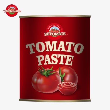 800g Canned Tomato Paste That Adhere To International Quality And Safety Standardsencompassing ISO HACCP BRC And FDA