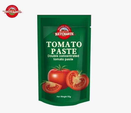 Our 50g Stand-Up Sachet Of Tomato Paste Complies With ISO HACCP And BRC Standards Ensuring Adherence To Factory Pricing