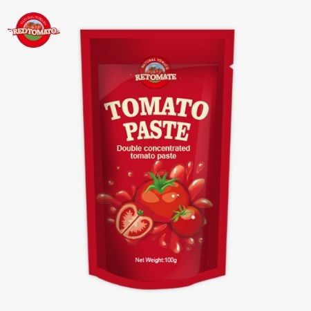 Tomato Paste 100% Purity In Stand Up Sachet Tomato Tomato Paste With 100g Sizes