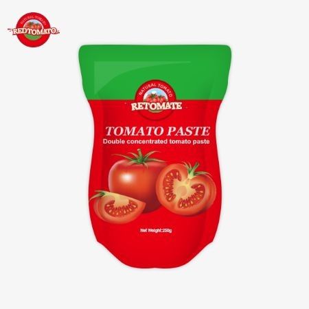 250g Sweet And Sour Tomato Paste In A Stand-Up Sachet, With 30%-100% Purity
