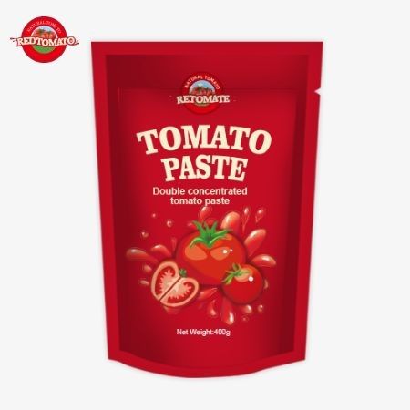 400g Stand-Up Sachet Tomato Paste Convenient And Flavorful With Purity Ranging From 30% To 100%