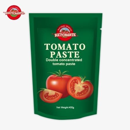 400g Stand-Up Sachet Tomato Paste Convenient And Flavorful With Purity Levels Ranging From 30% To 100%