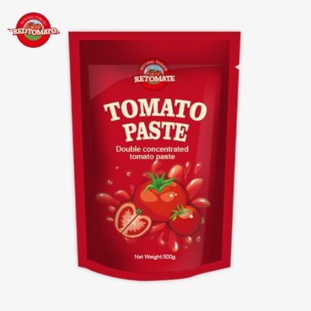 The 500g Stand-Up Sachet Of Tomato Paste Offers Practical Packaging And Delightful Taste