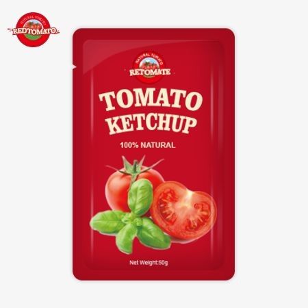 China Of Premium 50g Ketchup Sachets, Certified By ISO HACCP And FDA Factory Price
