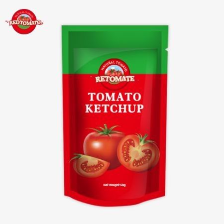 China Original Factory ISO Sachet Ketchup 56g Pure Natural Flavor Sweet And Sour Taste