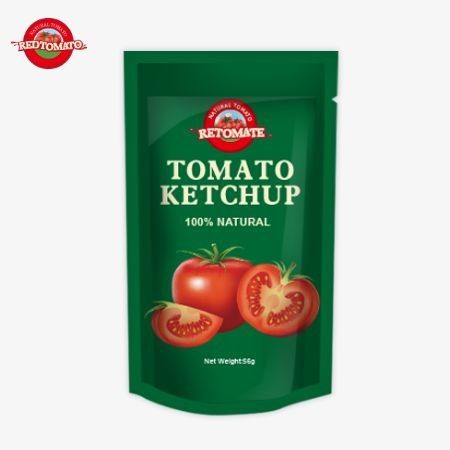 56g Natural-Flavored Ketchup Sachets OEM-Standard  Compliant With International Production Norms