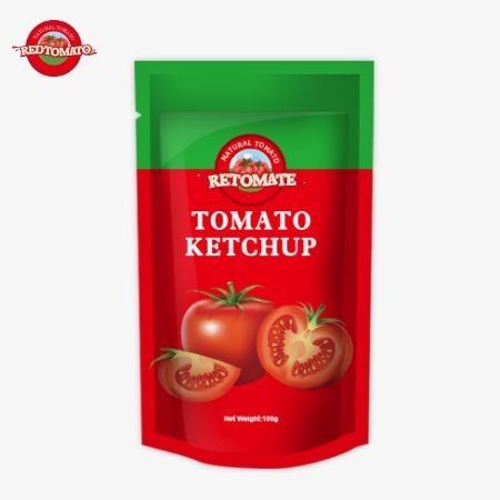 OEM China Factory Price 100g Sweet And Sour Dipping Sauce Pouch Ketchup, Pure Natural Condiment