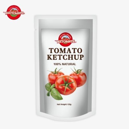 OEM China Factory Price 100g Sweet And Sour Natural Sachet Ketchup Dipping Sauce Pouch