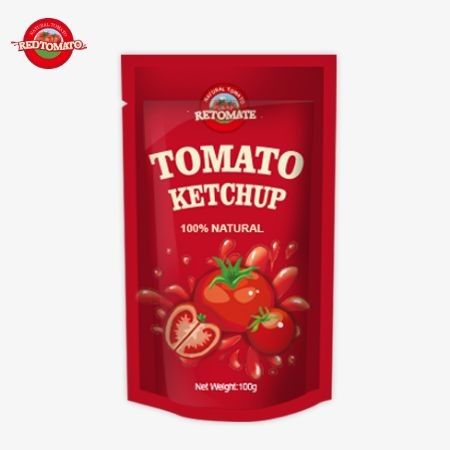 OEM China Factory Price 100g Sweet And Sour Ketchup Pouch, Pure Natural Condiment