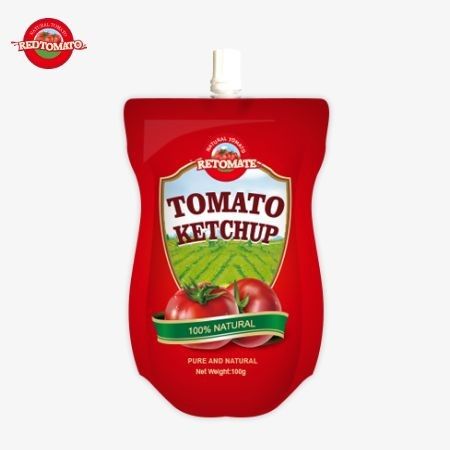 China OEM Factory Price 100g Sweet And Sour Sachet Ketchup Pouch All-Natural Condiment