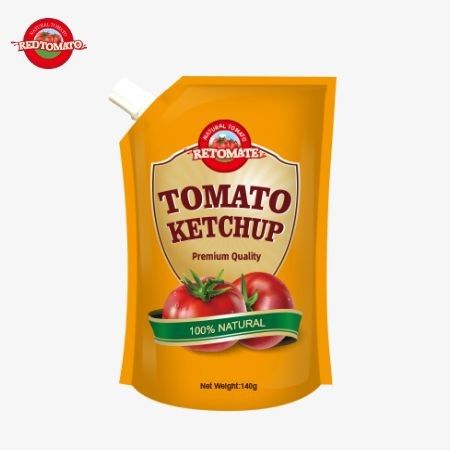 We Produce Convenient 140g Ketchup Sachets That Adhere To International Standards And Are Offered At Factory Prices