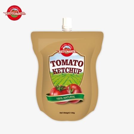 We Offer Convenient 140g Ketchup Sachets That Meet International Standards And Are Available At Factory Prices