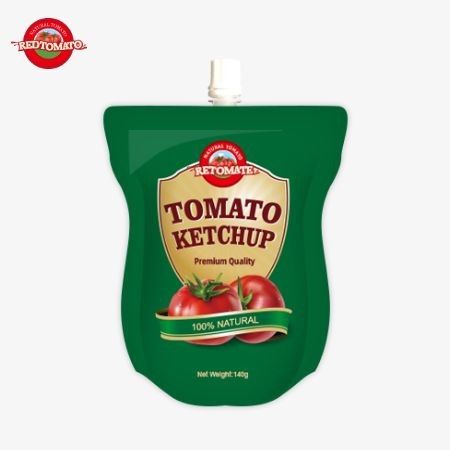 We Offer 140g Ketchup Sachets That Meet International Standards Provide Convenience And Are Available At Factory Prices