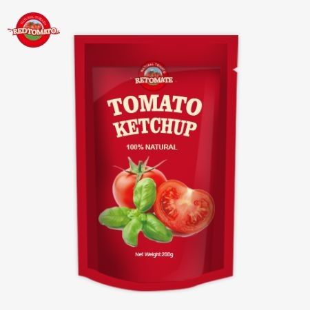 OEM 200g Sachet Ketchup, Pure Natural Flavo Perfect For China Factory Price