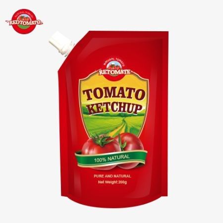 OEM 200g Sachet Ketchup With Pure Natural Flavor, Perfect For China Factory Price