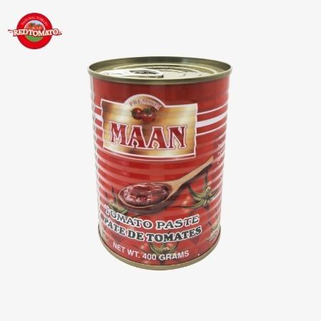 MAAN 400g Double Concentrate Canned Tomato Paste Brix22-24% Customizable Brand Available