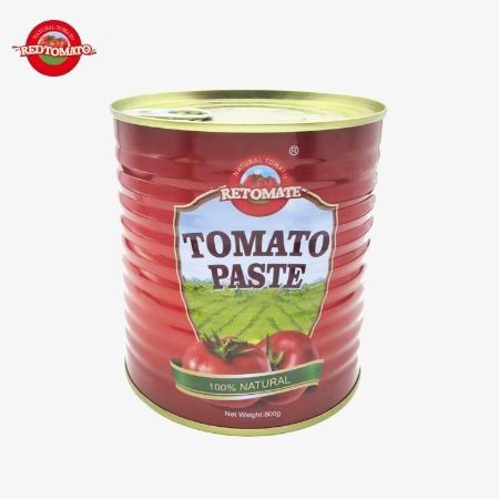 Retomate Own Brand 800g Canned Tomato Paste  Brix28-30% Provide Brand And Packaging Design