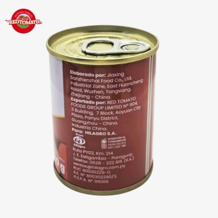 BONCUSTO Brand 140g Canned Tomato Paste  Brix22-24% Provide Brand And Packaging Design