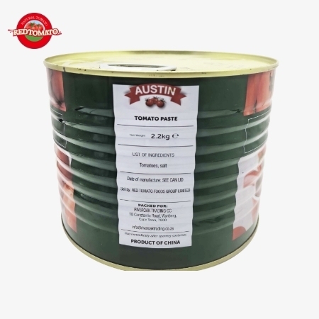 AUSTIN 2200g Canned Of Tomato Paste With A Brix Of 28–30% Available As Our Brand And With A Full Branding And Packaging Design Service