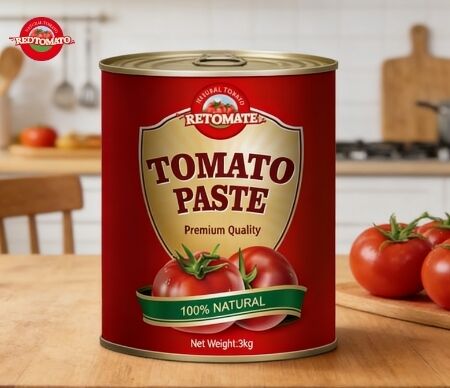 3kg Canned Tomato Paste – ISO, HACCP, BRC & FDA Certified For International Export