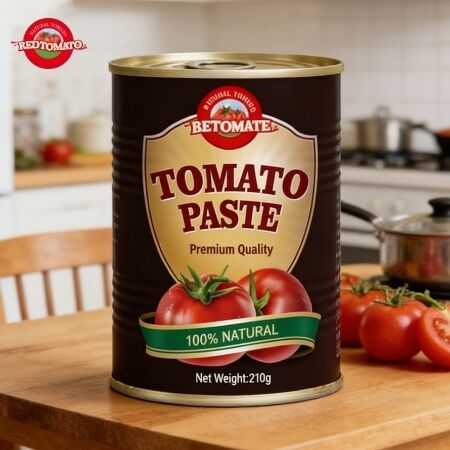 210g Canned Tomato Paste Meets Globally Recognized Food Safety Standards FDA ISO HACCP BRC