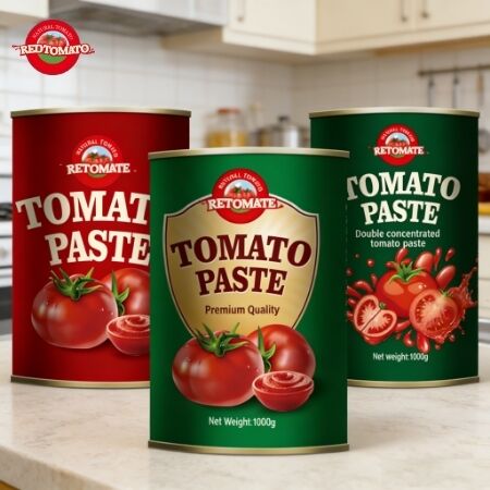 1000g Canned Tomato Paste Triple Concentration ISO HACCP BRC FDA Certified in Tin Can