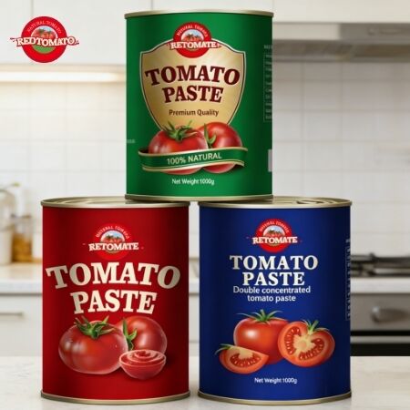 Premium 1000g Canned Tomato Paste with 28-30% Brix, ISO HACCP BRC FDA Certified