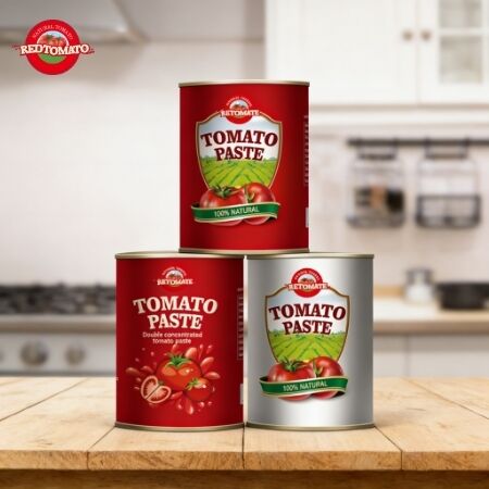 Premium 1000g Tin-Canned Tomato Paste with 28-30% Brix and ISO, HACCP, BRC, FDA Certifications