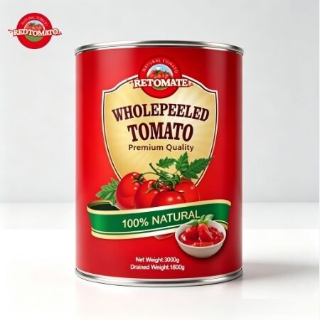 Whole Peeled Tomatoes 3000g Tomato Juice Filled 6 Cans Carton Export Grade Pack