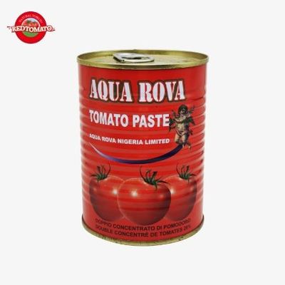 425g Canned Tomato Paste In Tin With Convenient Easy Open Lid 30%-100% Purity