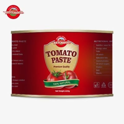 Tomato Factory Offers Canned Tomato Paste With Packed In 2200g Tins, Ensuring High-Quality Freshness