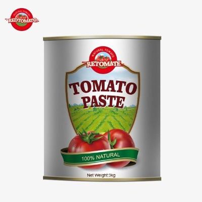 Canned Tomato Paste 3kg In 28-30% Brix With Best Price In Factory