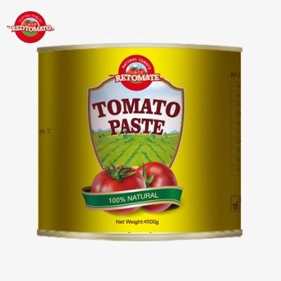 New For 2024: Introducing 4.5kg Easy Open Aseptic Organic Tomato Paste With 28-30% Brix Double Concentration