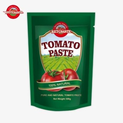 500g in Stand up Sachet Tomato Paste Provides Convenient Packaging And Delicious Taste