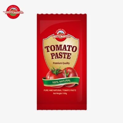 OEM Small Bag Tomato Ketchup 30g Sweet And Sour Taste Pure Natural Flavor ISO HACCP BRC FDA Standards