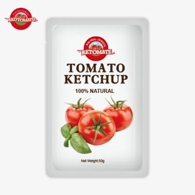 Offering Globally Popular High-Quality Custom 50g Sachets Of Ketchup Certified By ISO HACCP And FDA
