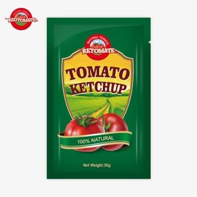 Premium 50g Ketchup Sachets From China, Certified By ISO, HACCP, And FDA, Available At Factory Prices