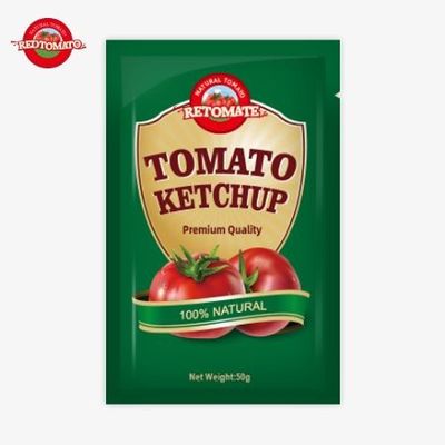 Premium 50g Ketchup Sachets From China Certified By ISO HACCP And FDA Available At Factory Prices