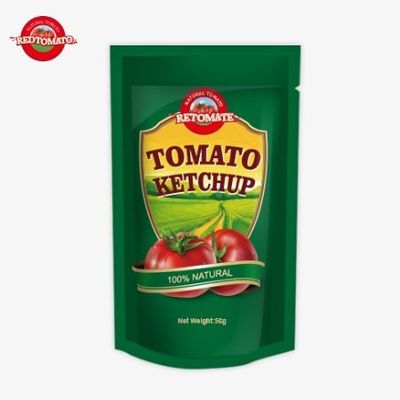 OEM-Standard 56g Natural-Flavored Ketchup Sachets Compliant With International Norms