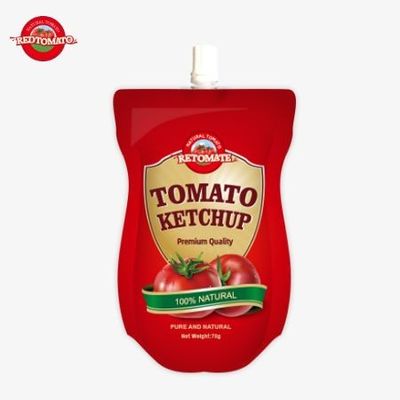 70g Sachet Factory Price Ketchup Pure Natural Flavour Convenient And International Standard