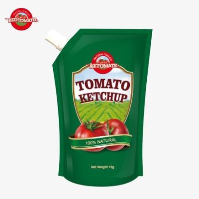 We Offer Factory-Priced 70g Ketchup Sachets That Meet International Standards