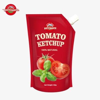 OEM China Factory Price Dipping Sauce Pouch Ketchup 100g Sweet And Sour Pure Natural Condiment