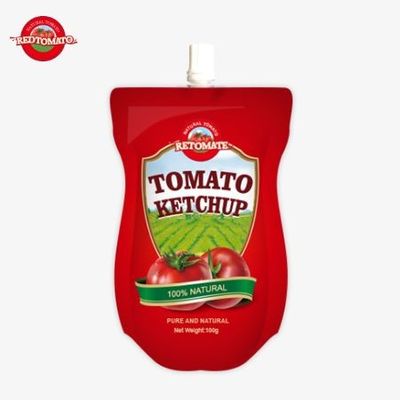China OEM Factory Price 100g Sweet And Sour Sachet Ketchup Pouch All-Natural Condiment