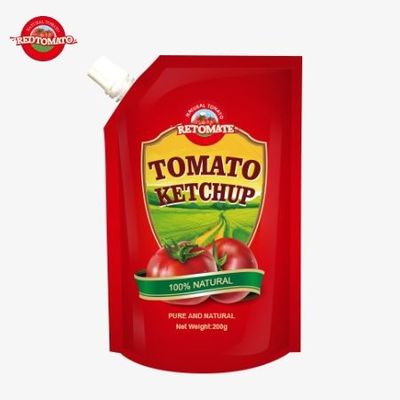 OEM 200g Sachet Ketchup With Pure Natural Flavor, Perfect For China Factory Price